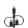 Belkin Kabel 3w1 USB-A na Lightning, microUSB, USB-C, 1m, czarny - 1330471 - zdjęcie 5